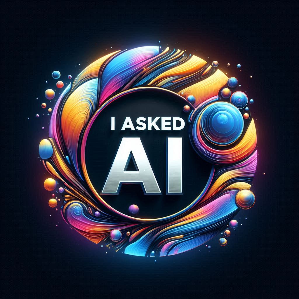 AI generated image of I asked AI logo